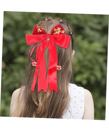 SEWACC elastic hair ties decor hair barrettes for girls hair ties girls hair ties with bows hair ties for girl hair bow hair rope bow hair ties elasticity bow tie girl child fabric - Buy Online on SooperMarket.com