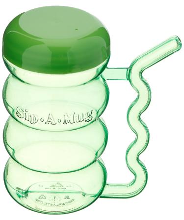 Sammons Preston Small Cup with Built-In Straw  13 oz. Sippy Cup with Secure Lid and Handle for Spill Prevention  Spillproof Mug with Fun Straw for Kids  Elderly  Disabled  and Handicapped