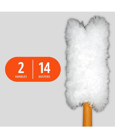 Amazon Basics 360 Heavy Duty Duster Kit - 7 Dusters + 1 Handle (Pack of 2) | Ultimate Cleaning Solution - Buy Online on SooperMarket.com