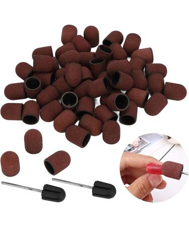 Sanding Bands for Nail Drill Sanding Bands Nail Drill Bits 120# Grit Nail Art Sanding Caps Manicure Polishing Grinding Bands Nail Drill Bits Set with Shaft Nail Sanding Heads - Buy Online on SooperMarket.com