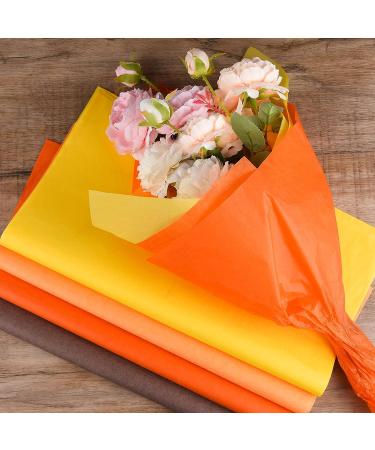 CHRORINE 60 Sheets Tissue Paper Autumn Wrapping Pape Bulk Assorted Color Art Paper Crafts for Thanksgiving Harvest Birthday Party DIY and Craft Decor - Buy Online on SooperMarket.com