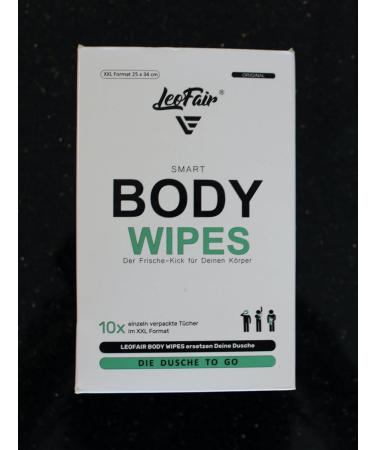 10 Pack XXL Leofair Smart Body Wipes - Odorless Wet Wipes for Sports Travel & Outdoor Activities - Buy Online on SooperMarket.com