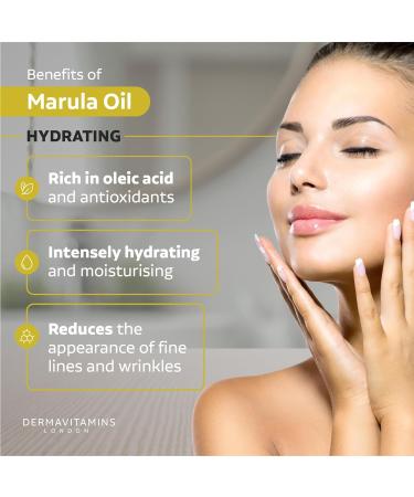 Dermavitamins 100% Pure Marula Oil - 10ml | Organic Facial Serum - Buy Online on SooperMarket.com