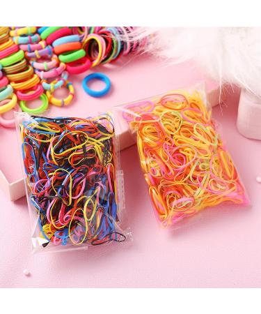 780 Pcs Girls Hair Clip & Tie Set - Colorful Ponytail Holders & Rubber Bands for Kids/Toddlers - Hair Accessories in Candy Colors - Buy Online on SooperMarket.com