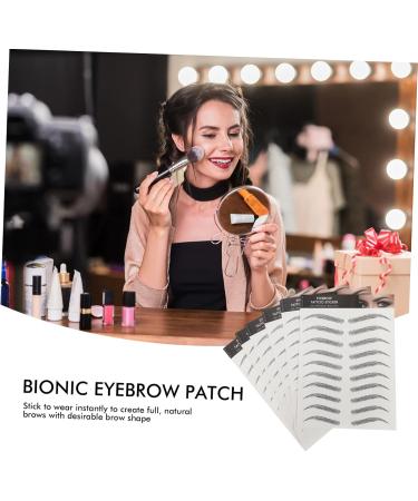 Hemoton 18 Sheets Imitation Eco Eyebrow Sticker Imitation Eyebrow Fake Eyebrow 4d Transfer Stickers - Buy Online on SooperMarket.com