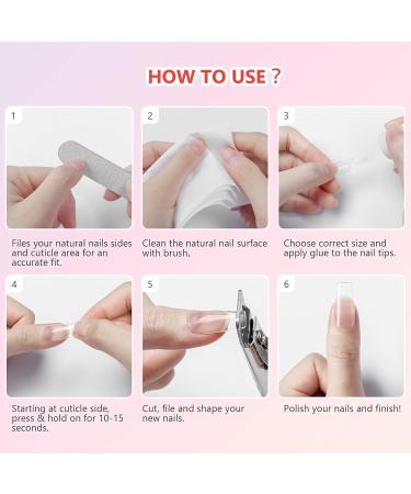 2-Pack Extra Strong Nail Glue for Tips & Broken Nails - 15ml Bottles with Brush | Bolases - Buy Online on SooperMarket.com