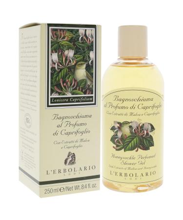 L'Erbolario Honeysuckle Perfumed Shower Gel - 8.4 oz Unisex Body Wash - Buy Online on SooperMarket.com