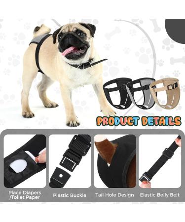 3-Pack Dog Diapers & Trousers for Bitches - Adjustable Washable Monthly Heat Protection - Buy Online on SooperMarket.com