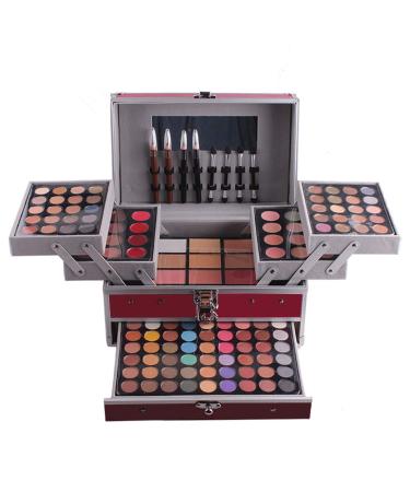 Pure Vie 132 Color All in one Makeup Gift Set including 94 Highly Pigmented Shimmer and Matte Eyeshadow palette  12 Concealer  12 Lip Gloss  3 Face Powder  3 Blush  3 Contour Shade  5 Eyebrow powder1