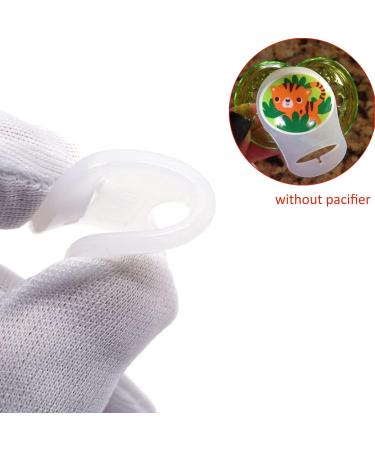 Silicone Adapter Rings Holder for MAM Nuk Baby Pacifier - BPA Free - Pack of 10 - Mix Colors - Buy Online on SooperMarket.com