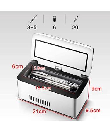 Mini Fridge Medicine Refrigerator and Insulin Cooler - Travel Home Portable Car Refrigeration Case/Small Travel Box for Medication 2X Lithium Battery Collector88 - Buy Online on SooperMarket.com