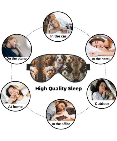 SSIMOO Double-Sided Eye Mask for Dogs | Soft Light Blocking & Sleep Enhancing | International Shipping Available - Buy Online on SooperMarket.com