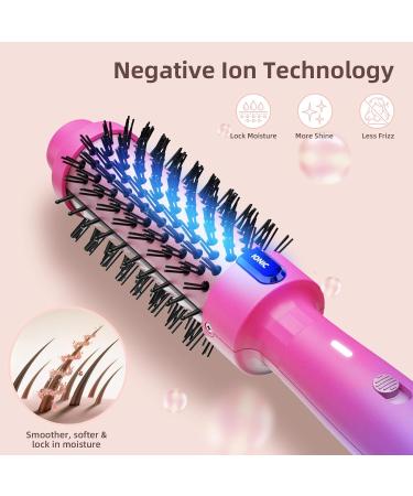 Buy Thermal Brush Blowout - Heated Round & Curling Brush Adjustable TEM Settings Purple - Fast International Shipping - Buy Online on SooperMarket.com