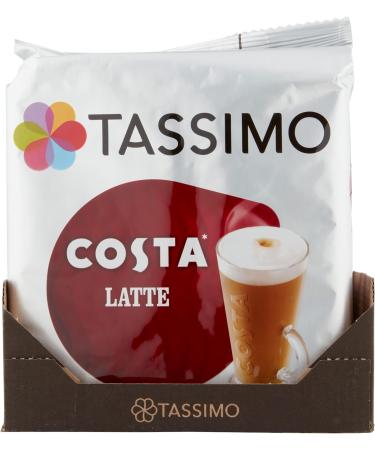 Tassimo Costa Latte Coffee Pods 1x 8 - Buy Online on SooperMarket.com
