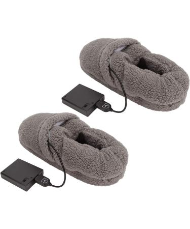 Buy Heated Slippers | USB Charging Electric Shoes - 3 Gears Plush Warm Winter Footwear 36-46 | International Shipping Available - Buy Online on SooperMarket.com