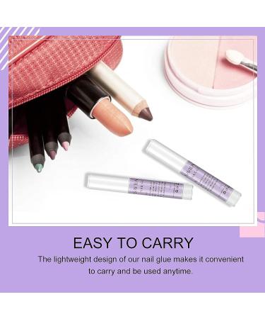 Saviland 40PCS Acrylic Nail Glue | Professional Strong Adhesive for Press On Nails | Long Lasting Stick On Nail Tips Glue - 0.07oz/pc - Buy Online on SooperMarket.com