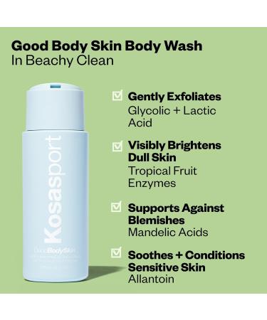 Kosasport Essentials Set | Active Skincare Trio: Deodorant with Shikimic & AHA Body Wash | Hydrating Lip Balm with Hyaluronic Acid - Buy Online on SooperMarket.com