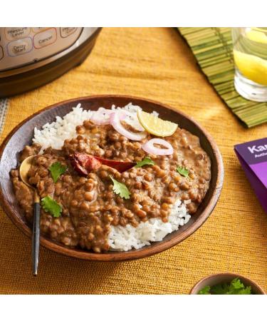 Kapka Vegan Indian Dal Plant Based Protein - 5 Pack Variety | Seasoned Ready to Eat Entrees for Instant Pots | Non-GMO Gluten Free | 3-4 Servings Per Pack | Pack of 5 Dals - Buy Online on SooperMarket.com