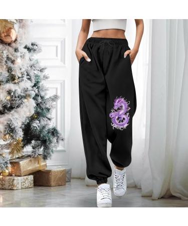 WILLBEST Sport Pants for Women Running Joggers Causal Exercise Cycling Sweatpants Ladies Cuffed Trouser Jogging Bottom Activewear 3XL 658-djufh-f-purple - Buy Online on SooperMarket.com