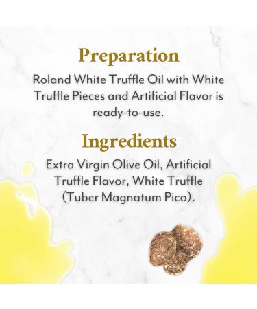 Roland White Truffle Oil 1.86 oz (Pack of 2) - Premium Imported Truffle Oil Set - Buy Online on SooperMarket.com