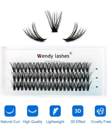 D Curl 0.07mm 16mm 40D Cluster Eyelash Extensions - DIY Lash Clusters - RR-16mm Clusters-40D-0.07-D - Buy Online on SooperMarket.com