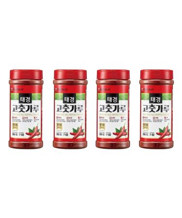 Taekyung Red Pepper Chilli Powder Coarse Flake 200g Halal (Pack of 4) by CNMART