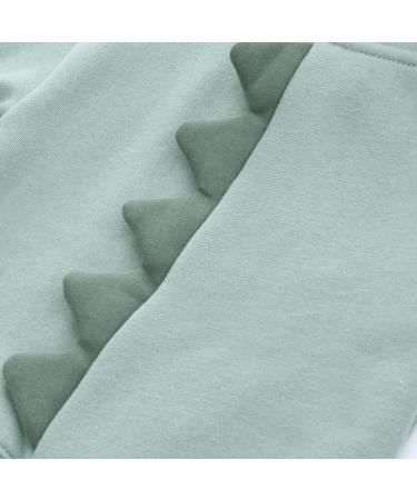 Famuka Little Kids Dinosaur Hoodie - 24 Months Unisex Toddler Boy Girl Sweatshirt in Green - Buy Online on SooperMarket.com