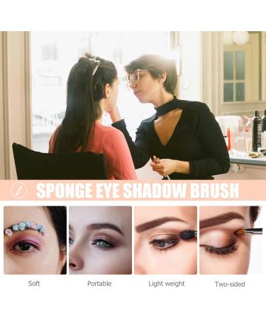 KALLORY 10 Pcs Eye Shadow Brush Makeup Applicator Eye Defining Brush Sponge Makeup Brush The Face Miss Blush 5.8X0.7X0.5CM Black - Buy Online on SooperMarket.com