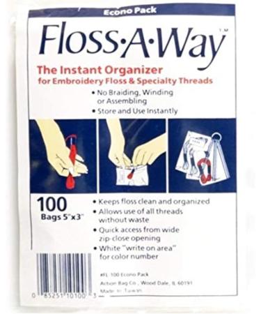 Action Bag Floss A Way Organizer 3x5 100 Pack FL100 (2-Pack) - Convenient Storage Solution - Buy Online on SooperMarket.com