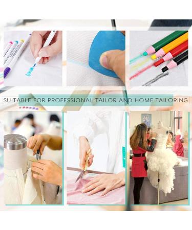 Swpeet 32Pcs Professional Sewing Tools Kit with Tailor's Chalk, Sewing Mark Pencil, and Fabric Marker Pen - 10 Color Options for Precision Sewing Marking - Buy Online on SooperMarket.com