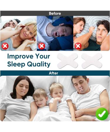 120 PCS Sleep Mouth Tape for Better Nose Breathing | Stop Snoring, Keep Mouth Closed | Men and Women Sleeping Aid - Buy Online on SooperMarket.com
