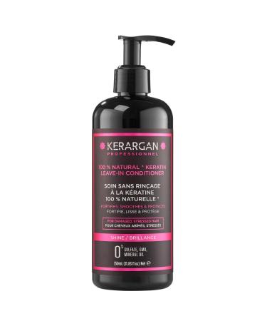 KERARGAN - Ultra Repairing Daily Leave-In Keratin Treatment for Stressed Hair - Protection and Shine - Aloe Vera Argan Oil - Sulfate-Free Non-GMO No Mineral Oil - 11.8 Fl oz Ultimate Repair