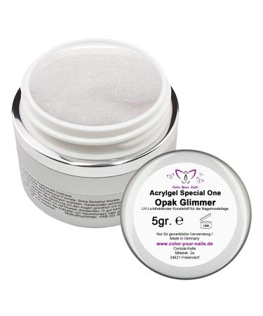 Special One Acrylic Gel Opaque GLIMMER can be processed like UV Gel (5g)