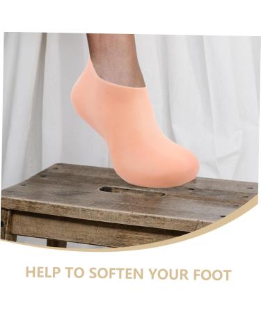 minkissy 4 Pairs Exfoliating Moisturizing Socks Cosmetic Moisturizing Socks Feet Care Socks Lotion Gloves Foot Covers Foot Spa Socks Moisture Socks Sleep Socks Miss Girl Sebs Socks - Buy Online on SooperMarket.com