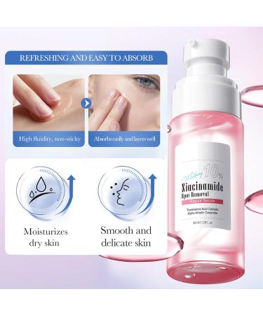 Dark Spot Correcting Glow Serum Niacinamide Serum Brightening Serum - Dark Spot Remover for Face with Alpha Arbutin Serum & Ceramide - Reduces Dullness Hydrates & Repairs Skin Face Serum for Women - Buy Online on SooperMarket.com