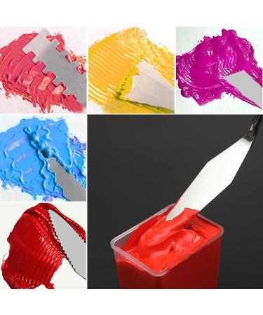 11 Piece Stainless Steel Spatula Palette Knife Set - Professional Painting Knives for Color Mixing, Cake Decorating, and Canvas Acrylic Art - Buy Online on SooperMarket.com