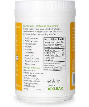 Xlear Spry Sugar-Free Chewing Gum - Natural Fresh, 550 Count (660g) - Buy Now! - Buy Online on SooperMarket.com