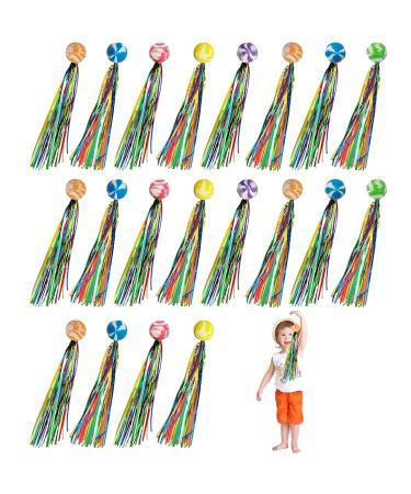 Bouncy balls for children flummi 20 pieces of springball with ligaments colored rubber ball toys bouncy balls springball springball for children fellow gingerbread gift for children's birthdays 30mm