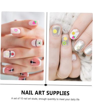 Gogogmee 24 Boxes Fruit Slice DIY Manicure Fruit Nail Slices Beads for Bracelets Fruit Stickers Cellphone Craft Slice Fruit Slices Nail Sticker Manicure Tips Slices Candy Decor Bangle Shine - Buy Online on SooperMarket.com