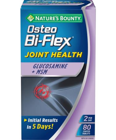 Nature's Bounty Osteo Bi-Flex Gold with Joint Shield Helps relieve joint pain 80 Tablets