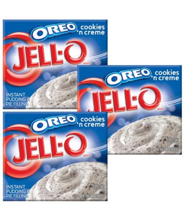 Jelly Bundle With Jell-O Instant Pudding Oreo Cookies & Cream 119g (3 Pack)