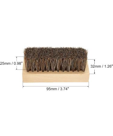 PATIKIL Horsehair Shoes Brush Square Handheld Polish Daubers for Leather Boots Cloth - Buy Online on SooperMarket.com