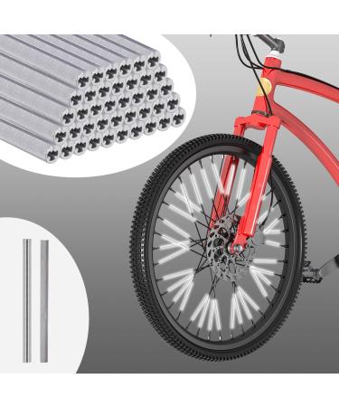 Sosayet spoke reflectors bike made of 3m scotchlite 72 pieces of reflectors bike 360 Visibility alternative to cat eyes bicycle accessories simple assembly
