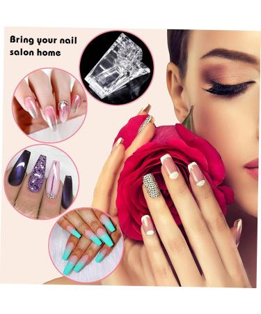 PLAFOPE 1 Set Nail Extension Set Nail Tools for Nail Art Nail Decoration Tool Nail Extension Brush Finger Extension Manicure Tool Nail Patch Fixing Clips Nail Art Tools Nail Clip Plastic - Buy Online on SooperMarket.com