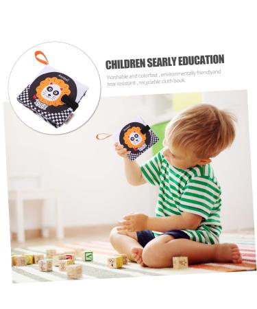 Abaodam 3st Fabric Book - Educational PlayOsmo Learning Toy for Toddlers | White Baby Books & Stuffed Toys for Children - Buy Online on SooperMarket.com