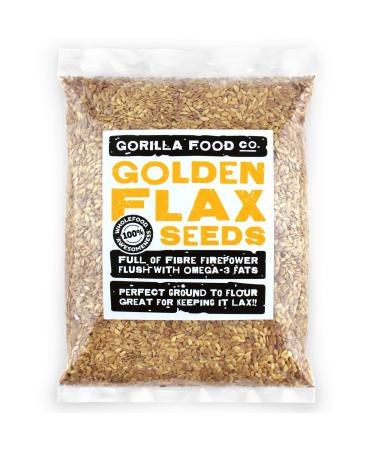 Gorilla Food Co. Golden Flax Seeds (Linseeds) - 400g