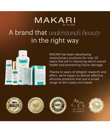 Makari Naturalle Multi-Action Extreme Brightening Serum 1.7 oz | Dark Spot Treatment for Under Eye Circles | Moisturizer with Argan Oil & SPF 16 - Buy Online on SooperMarket.com