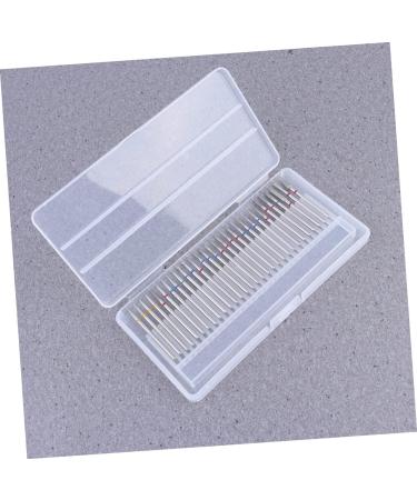 minkissy 1 Box Acrylic Nail File Drill Bit Cylinder Head Nail Art Kit Grinding Head for Nail Grinding Head Polisher Nail Care Polishing Drill Nail Goue Nail Drill To Rotate Manicure Suite - Buy Online on SooperMarket.com