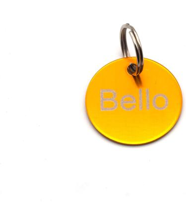 Customizable Dog Brand Pocket with Push Button Engraving | Synthetic Leather | 30mm in Blue Black Red Yellow | Perfect for Tax Brands - Buy Online on SooperMarket.com