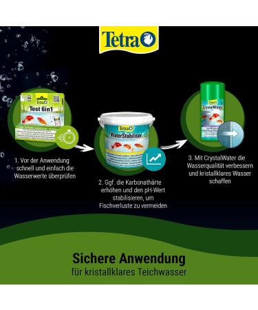Tetra Pond CrystalWater - 3L Water Clarifier for Clear Garden Pond | Eliminate Turbidity Effectively - Buy Online on SooperMarket.com